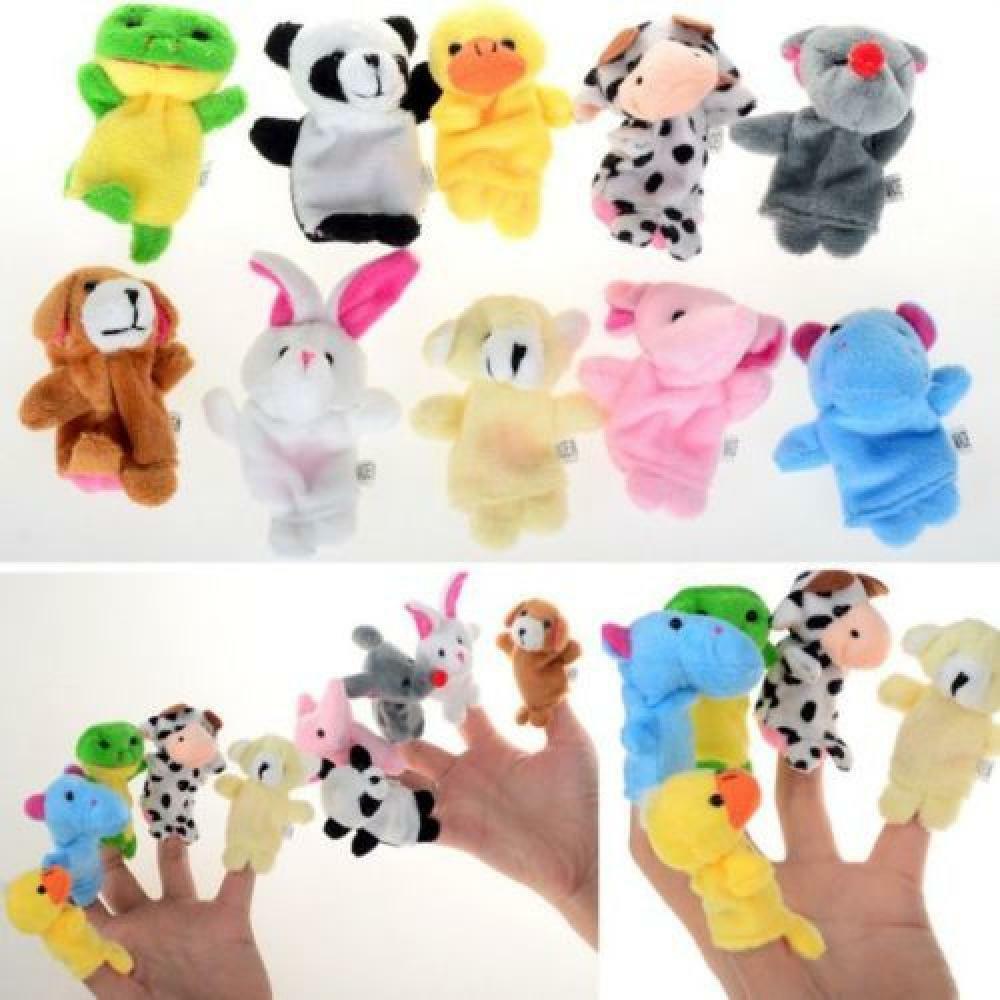 Cartoon Animal Finger Puppets ( 10 Pcs ) - licaneshop