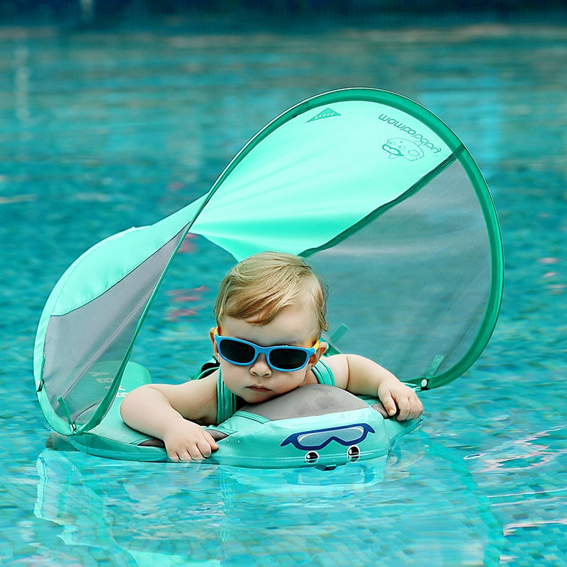 Baby Solid Canopy Float Ring for Infant. - licaneshop