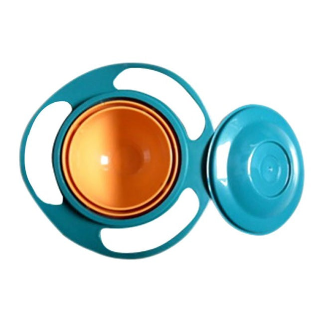 Spill-Proof Baby Gyro Bowl Dish - licaneshop