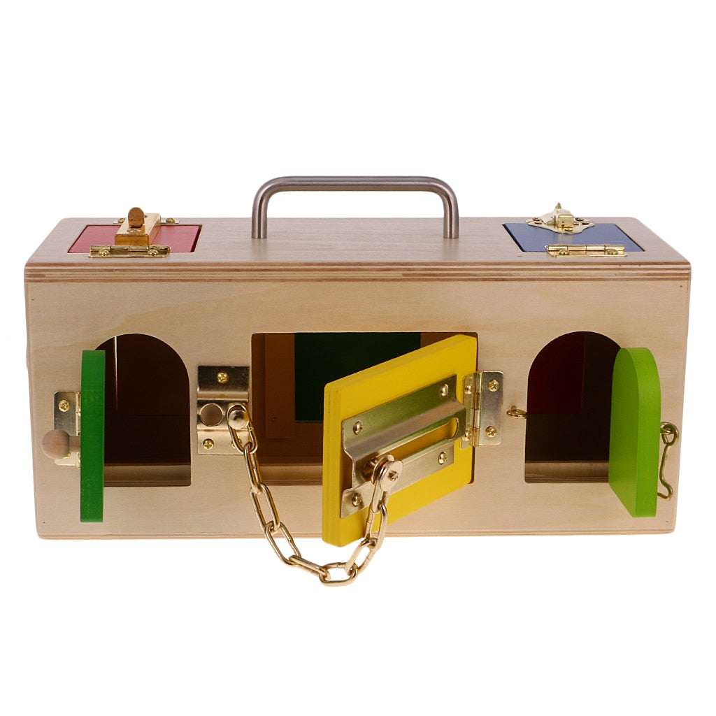 Montessori Wooden Lock Box - licaneshop