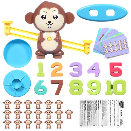 Math game Monkey Balance Number - licaneshop
