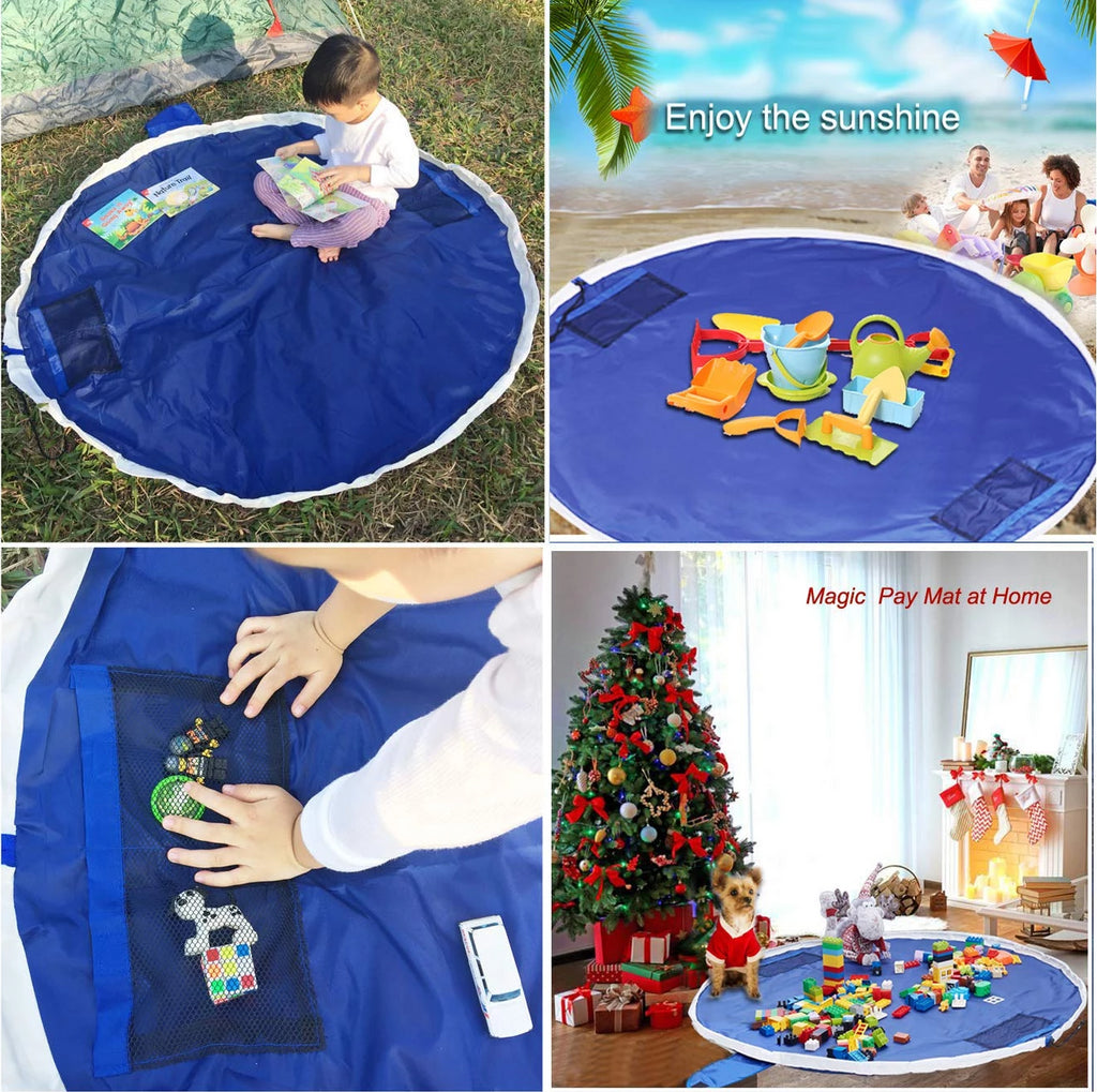 3 in 1 Floor Activity Blanket, Toy Storage and a Picnic Mat - licaneshop