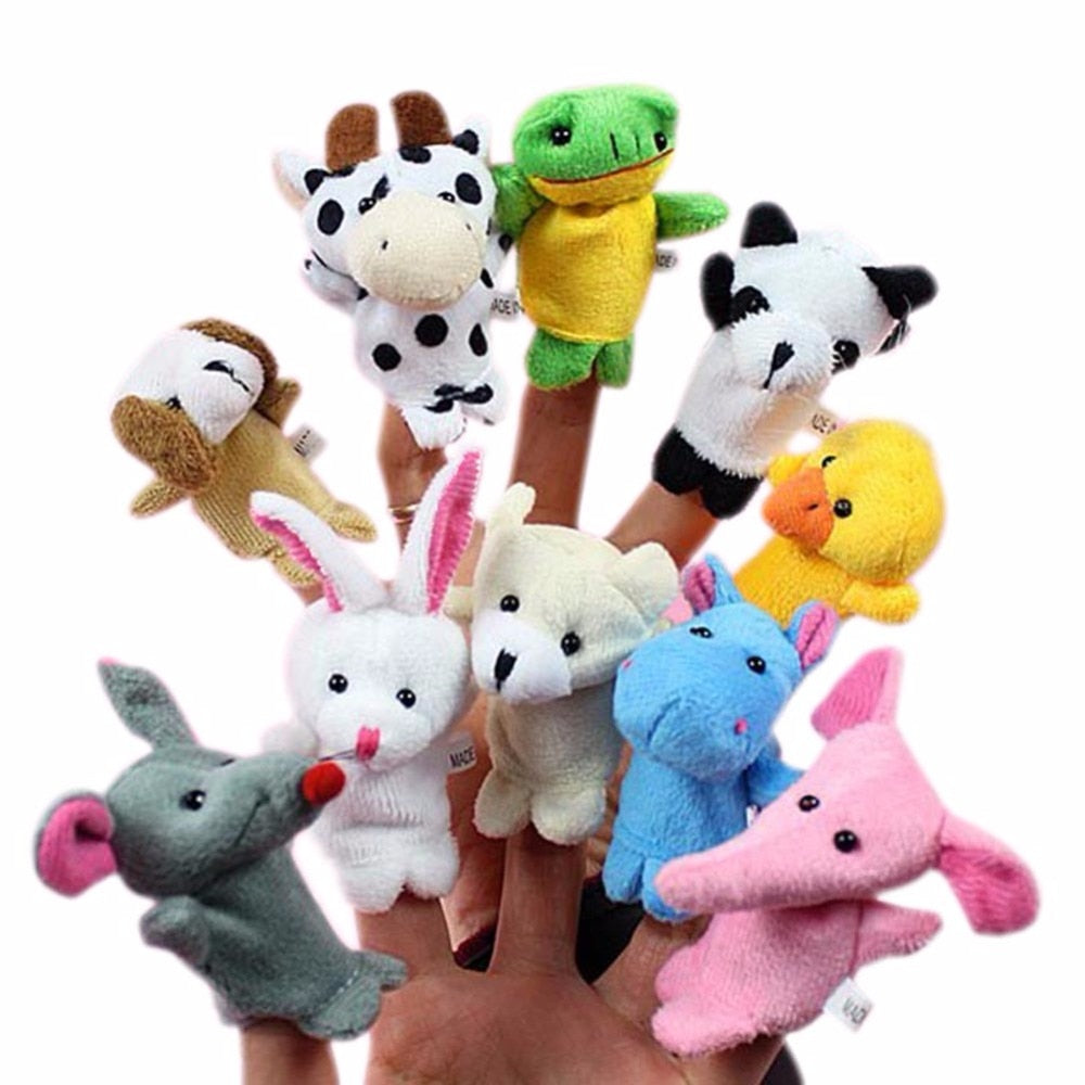 Cartoon Animal Finger Puppets ( 10 Pcs ) - licaneshop