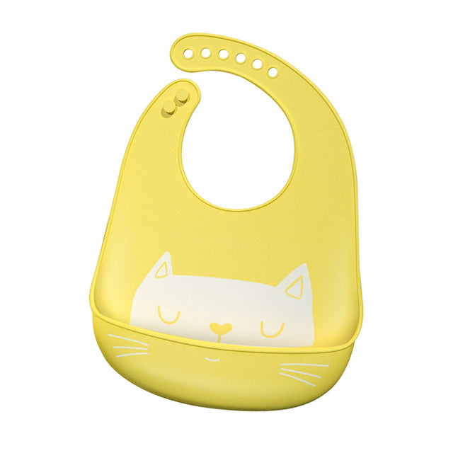 kitty cat Baby Silicon Bibs - licaneshop